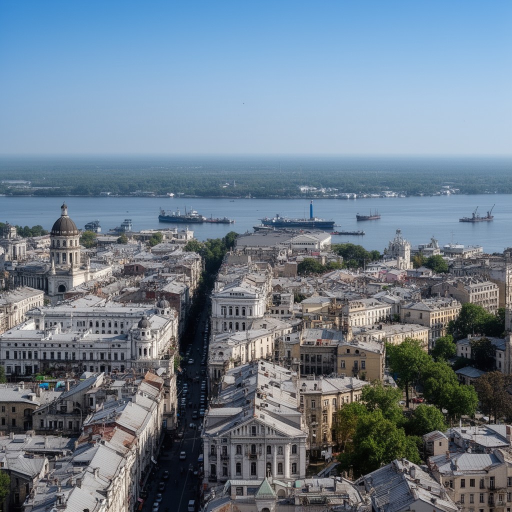 AI-generated illustration of Odesa