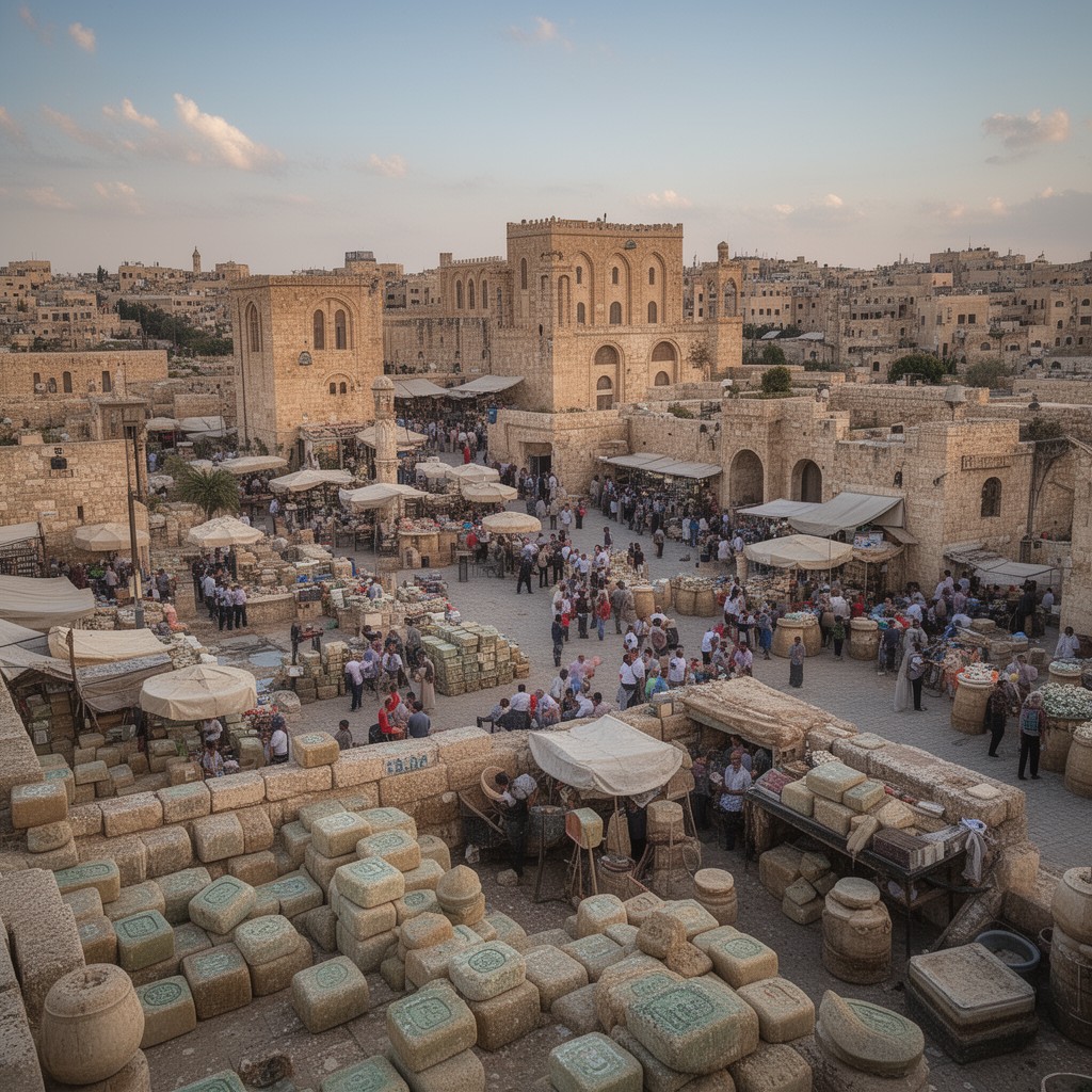 AI-generated illustration of Nablus