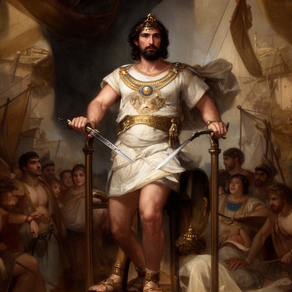 AI-generated illustration of Mark Antony