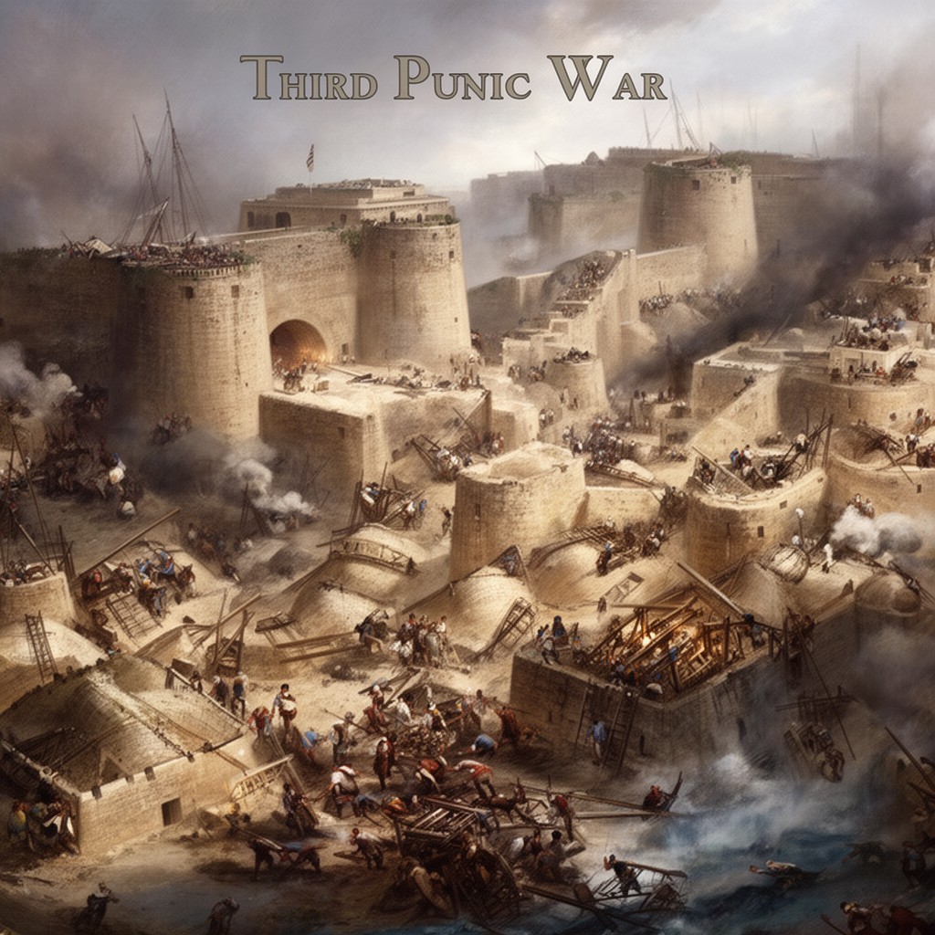 AI-generated illustration of Third Punic War