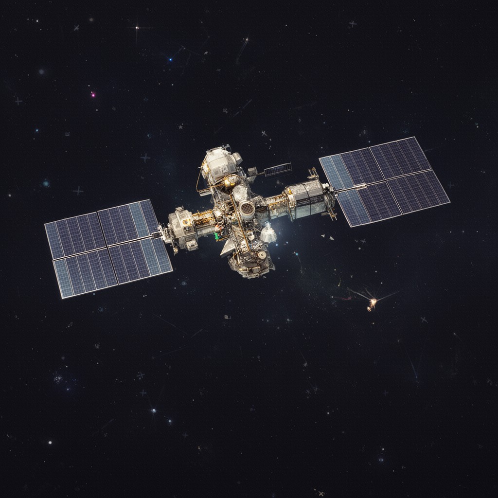 AI-generated illustration of Joint Polar Satellite System