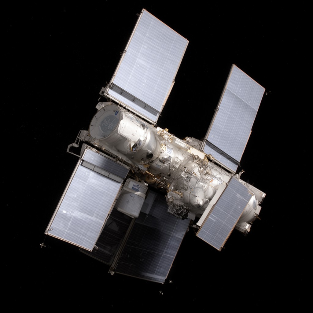 AI-generated illustration of Suomi NPP satellite