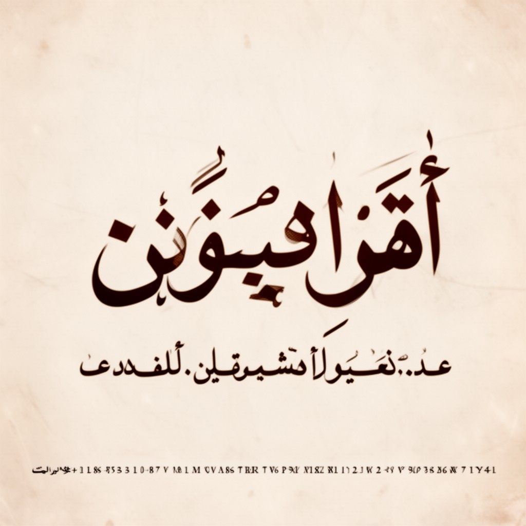 AI-generated illustration of Arabic alphabet
