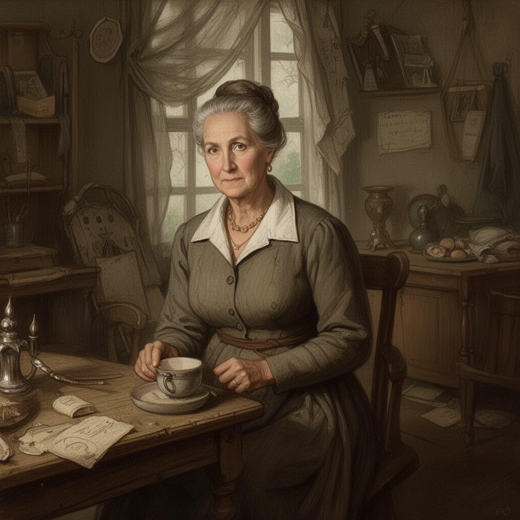 AI-generated illustration of Miss Watson