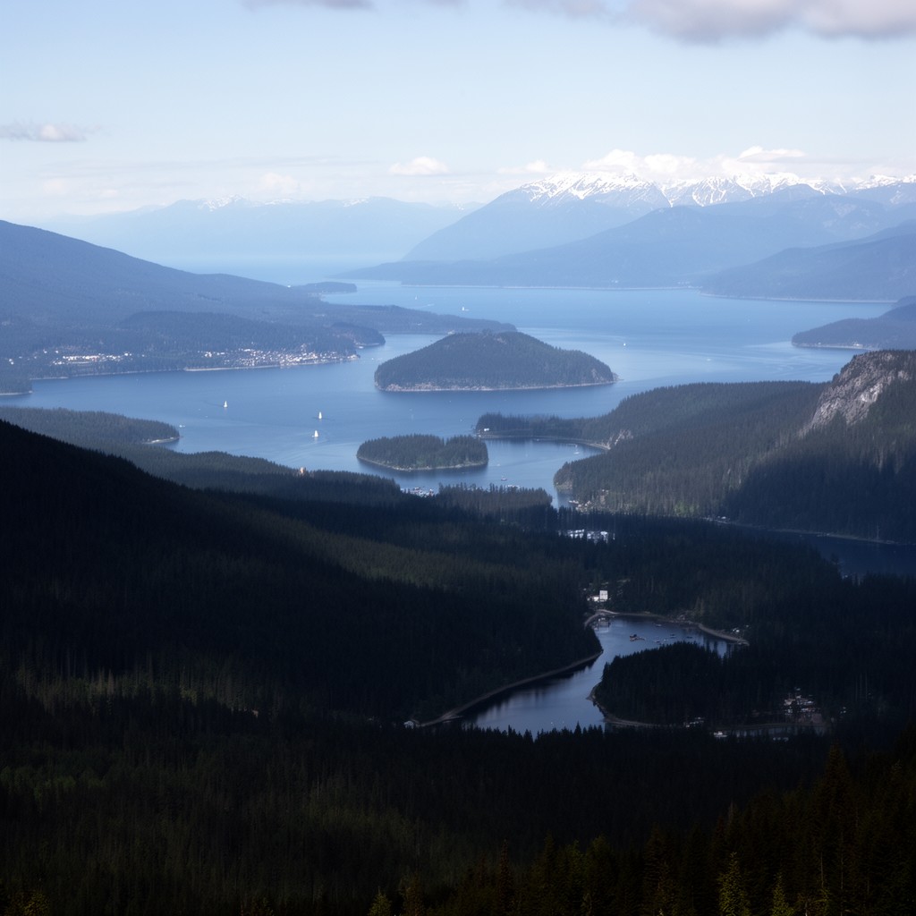 AI-generated illustration of Georgia Strait