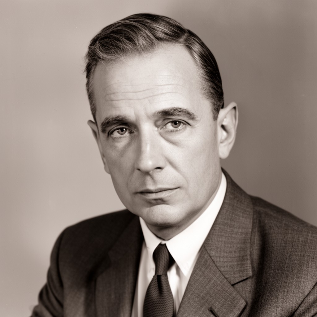 AI-generated illustration of Harry Warner