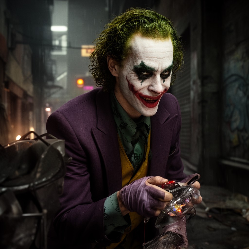 AI-generated illustration of Joker
