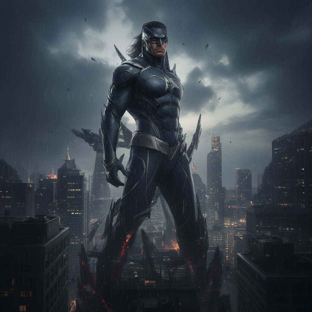 AI-generated illustration of DC Extended Universe