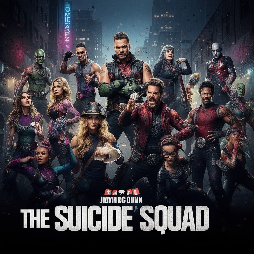 AI-generated illustration of The Suicide Squad