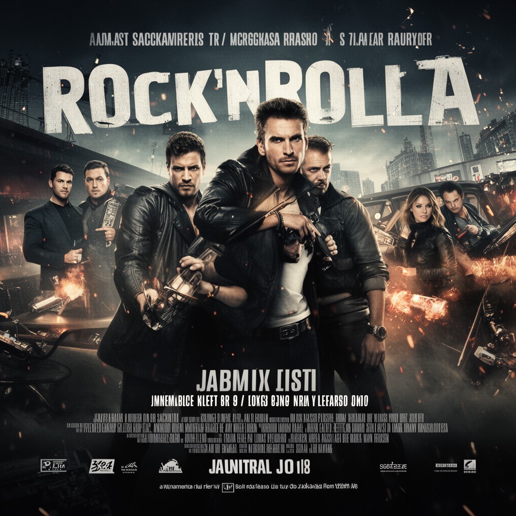 AI-generated illustration of RocknRolla