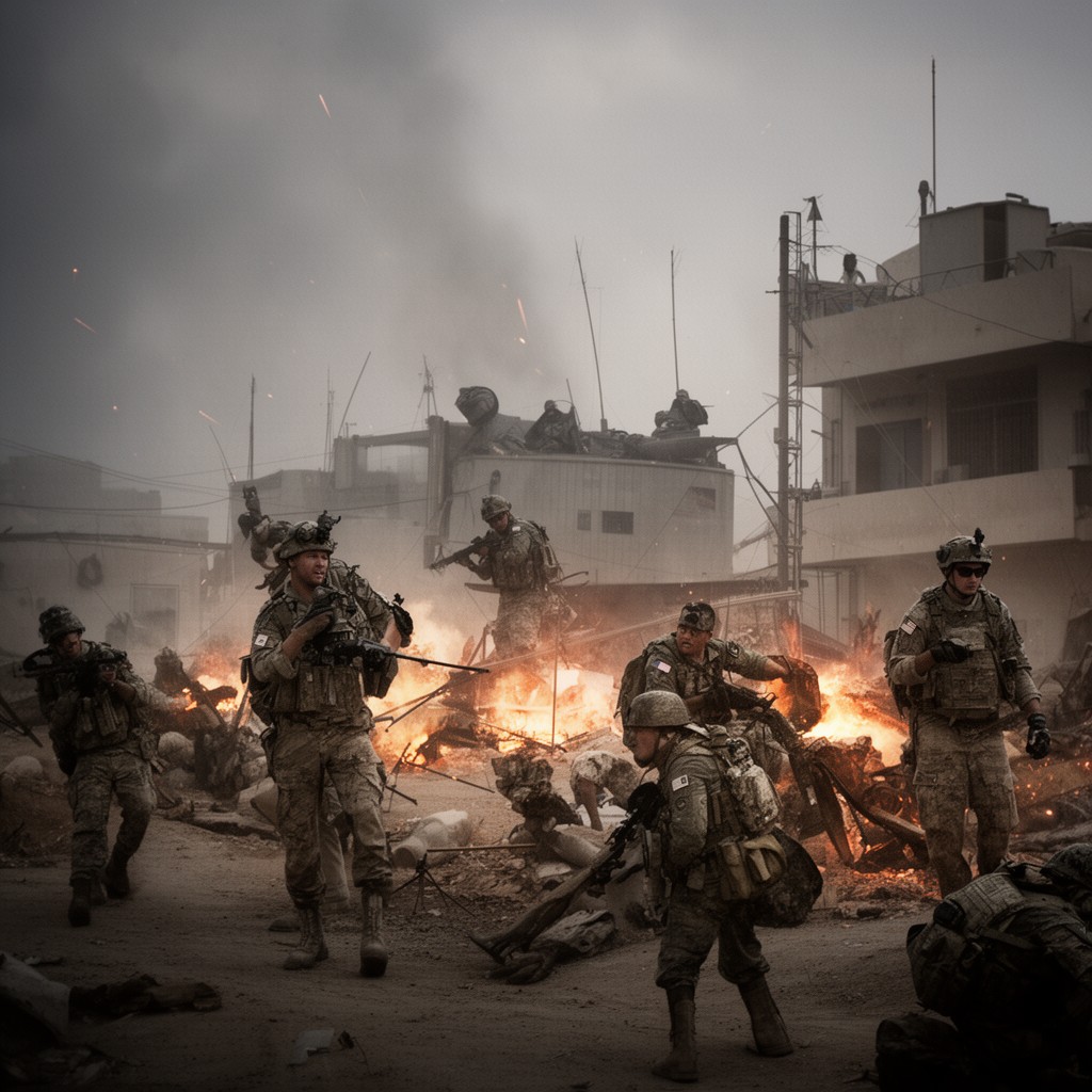 AI-generated illustration of 13 Hours: The Secret Soldiers of Benghazi