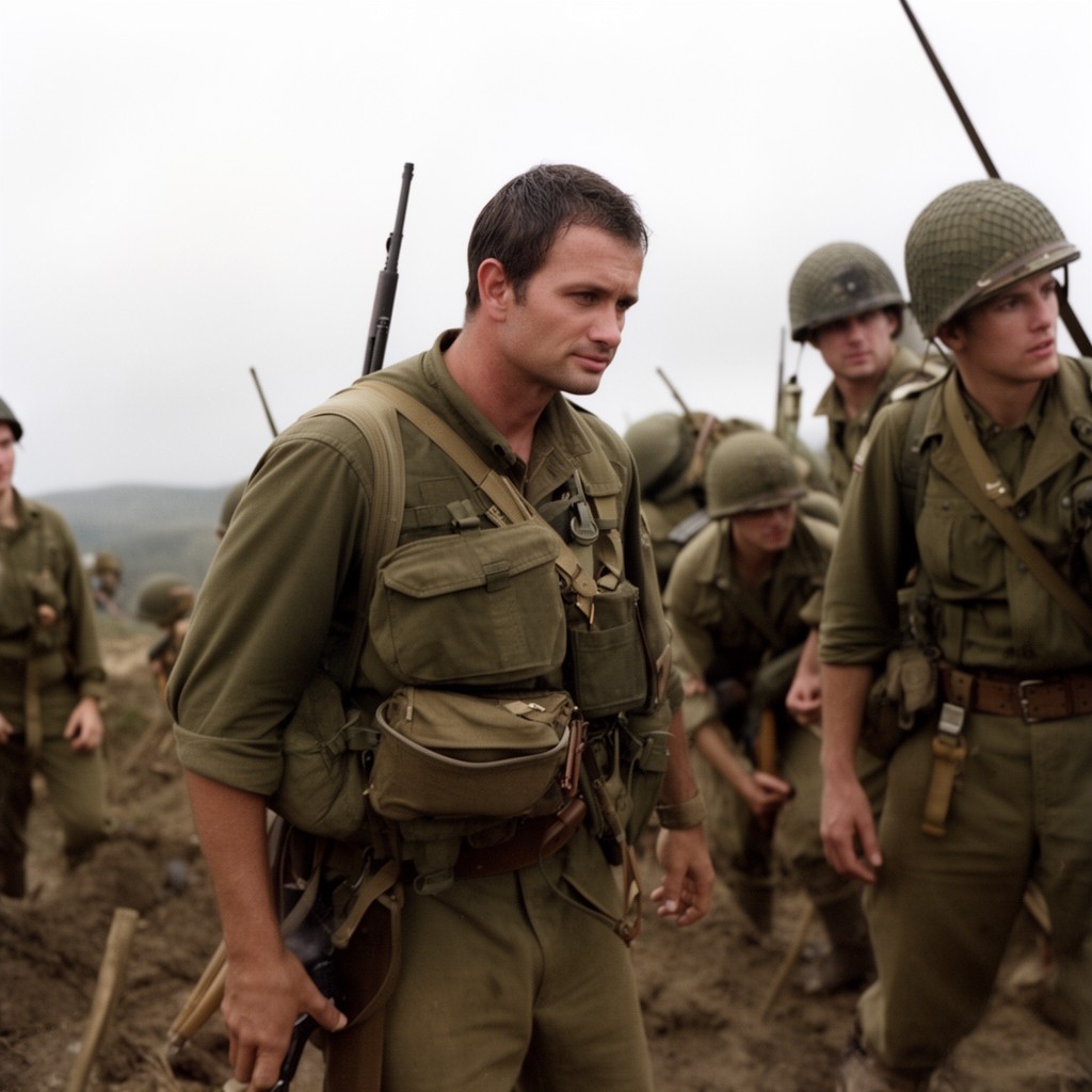 AI-generated illustration of Corporal Henderson in Saving Private Ryan