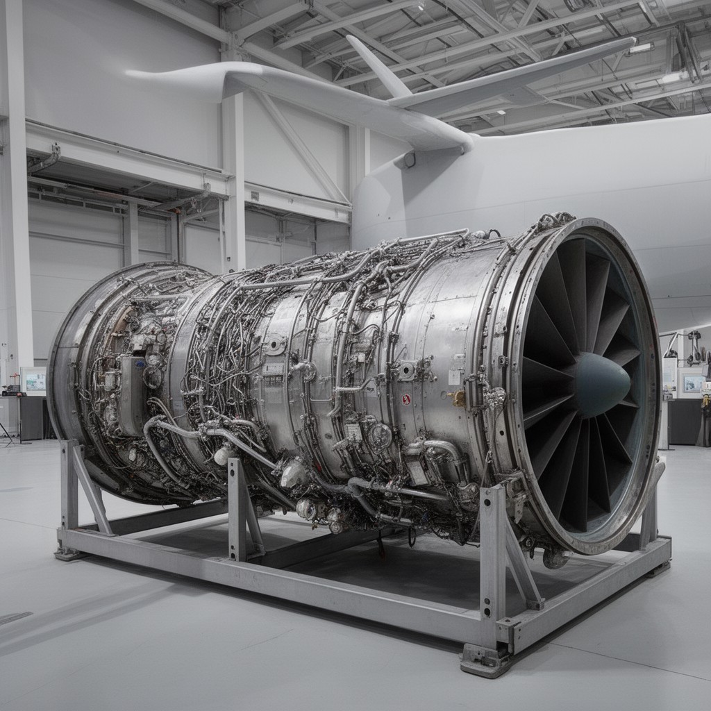 AI-generated illustration of Pratt & Whitney F117-PW-100