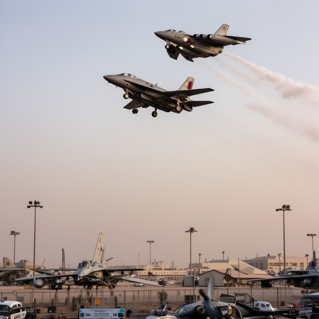 AI-generated illustration of Qatar Emiri Air Force
