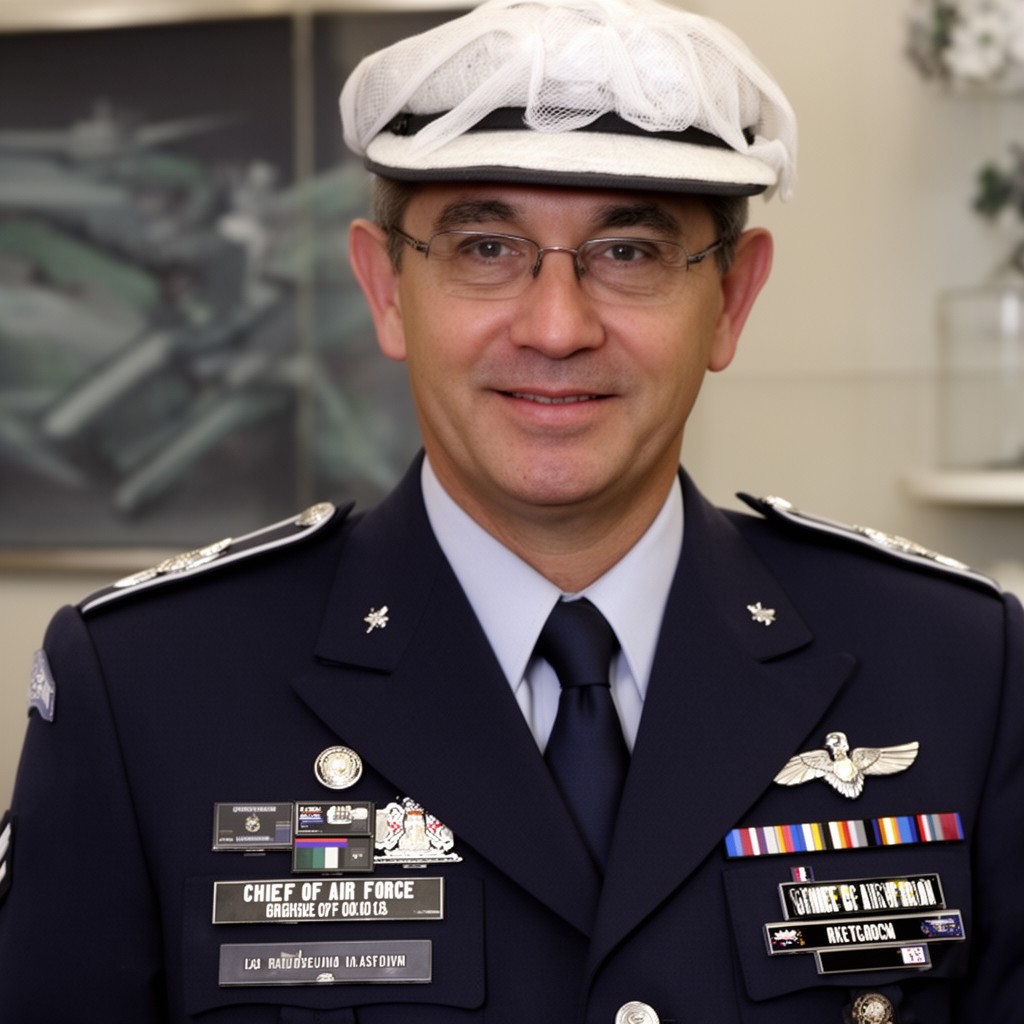 AI-generated illustration of Chief of Air Force