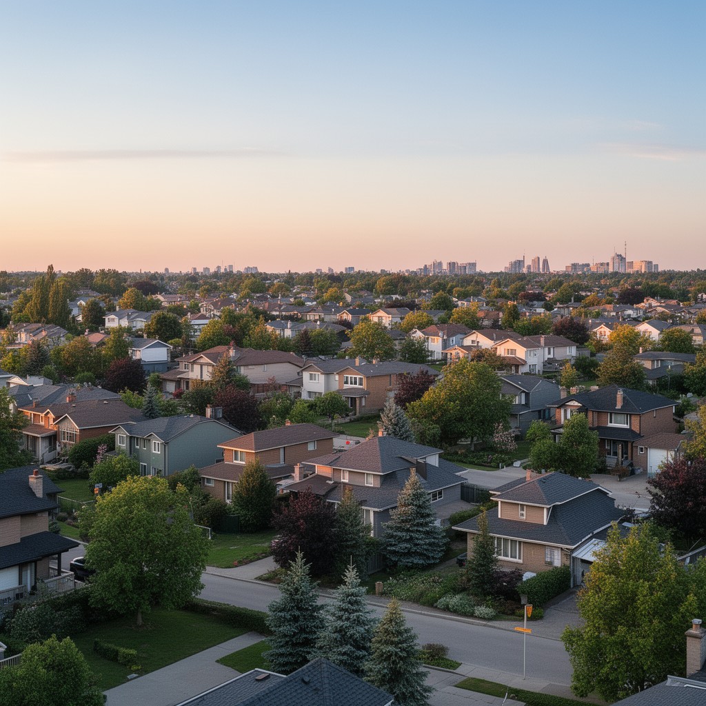 AI-generated illustration of West Woodbridge