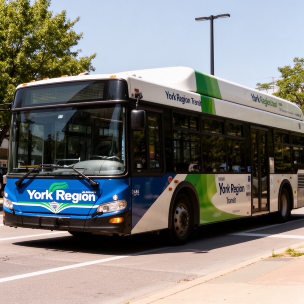AI-generated illustration of York Region Transit