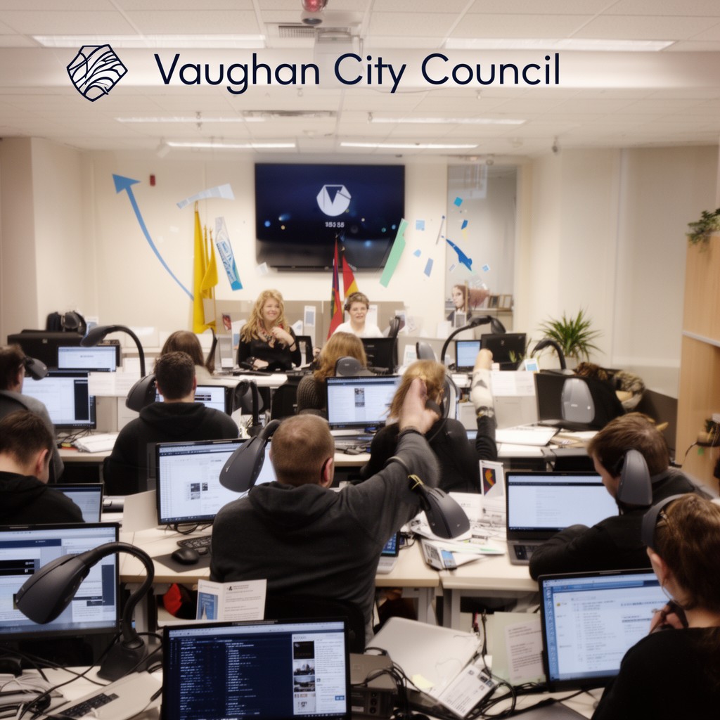 AI-generated illustration of Vaughan City Council