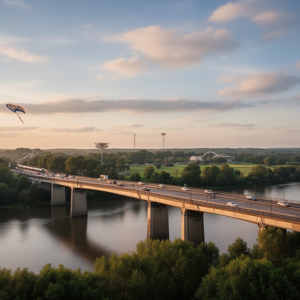 AI-generated illustration of Runnymede Bridge