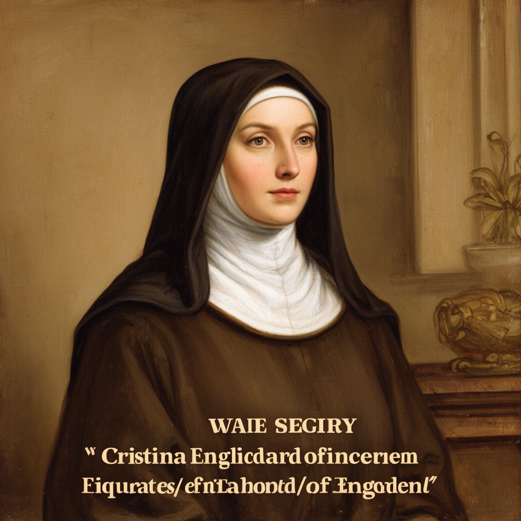 AI-generated illustration of Cristina of England