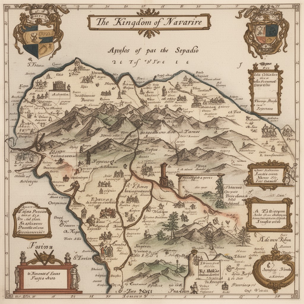 AI-generated illustration of Kingdom of Navarre