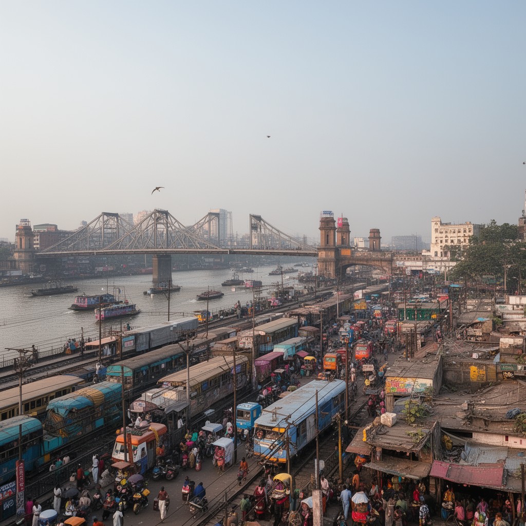 AI-generated illustration of Howrah