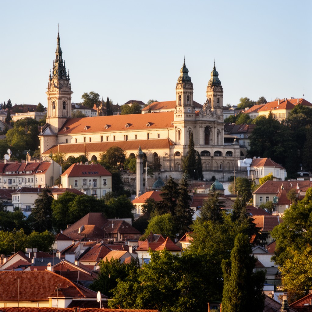 AI-generated illustration of Pécs