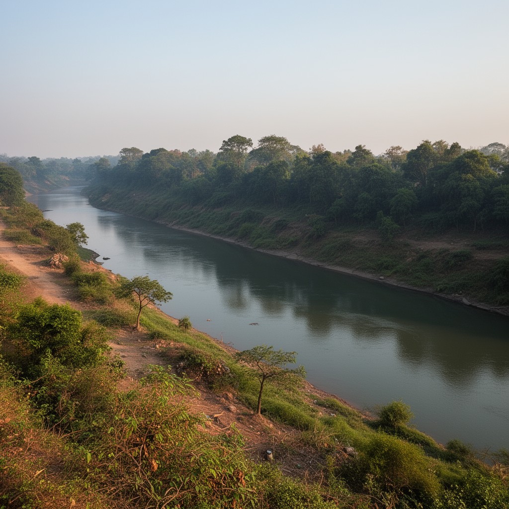 AI-generated illustration of Ghataprabha River