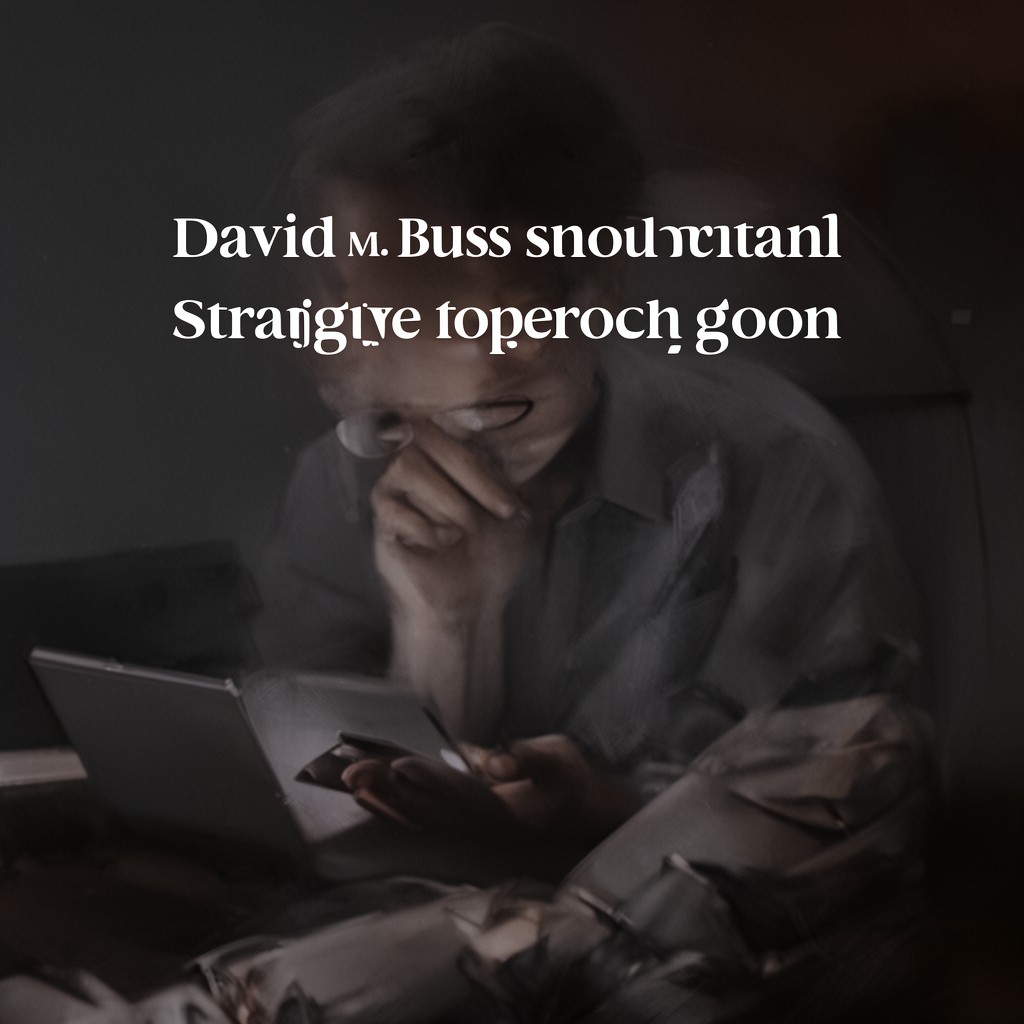 AI-generated illustration of David M. Buss