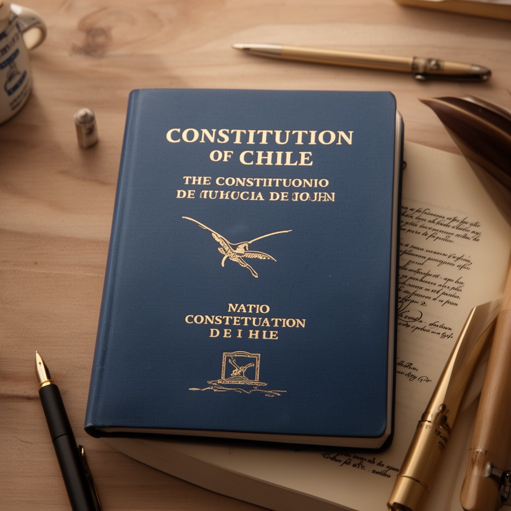 AI-generated illustration of Constitution of Chile
