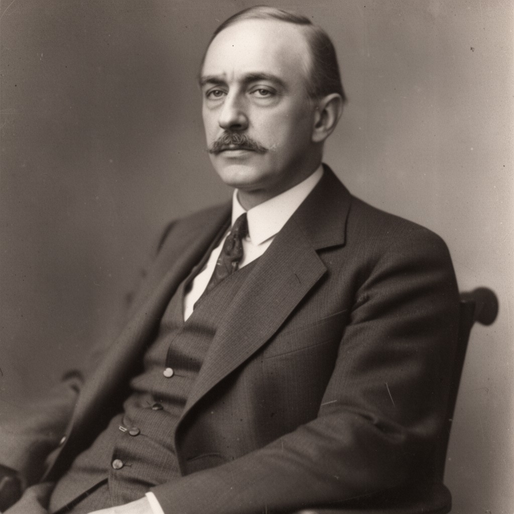 AI-generated illustration of Irving Fisher