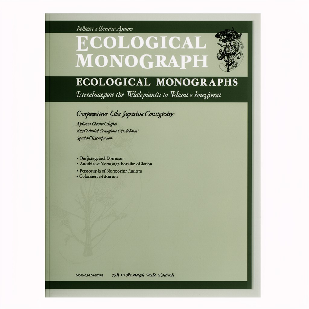 AI-generated illustration of Ecological Monographs