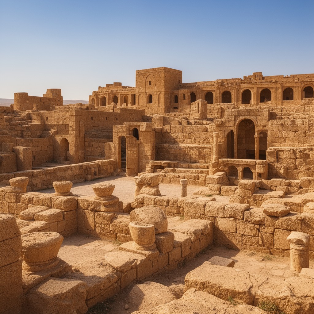 AI-generated illustration of Hatra