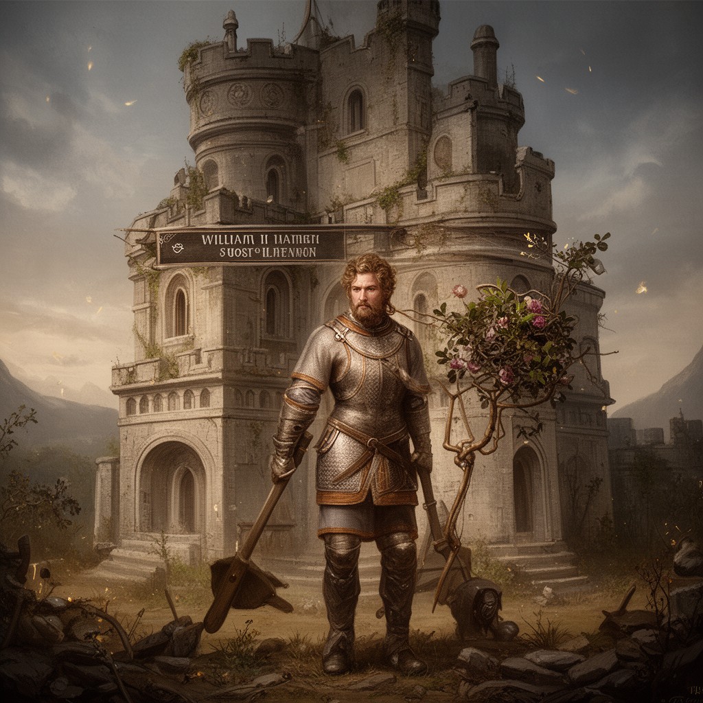 AI-generated illustration of William II of Scotland