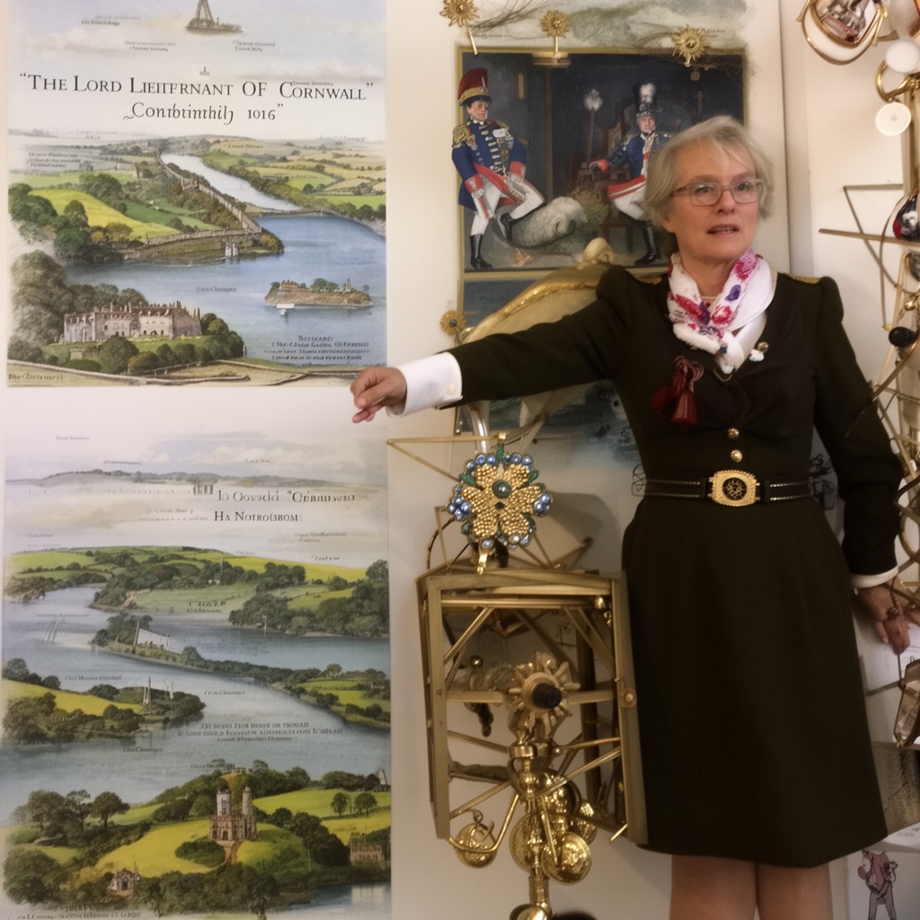 AI-generated illustration of Lord Lieutenant of Cornwall