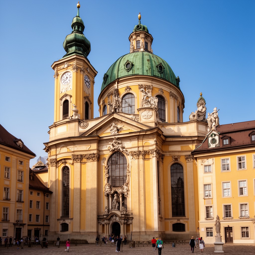 AI-generated illustration of Theatinerkirche, Munich