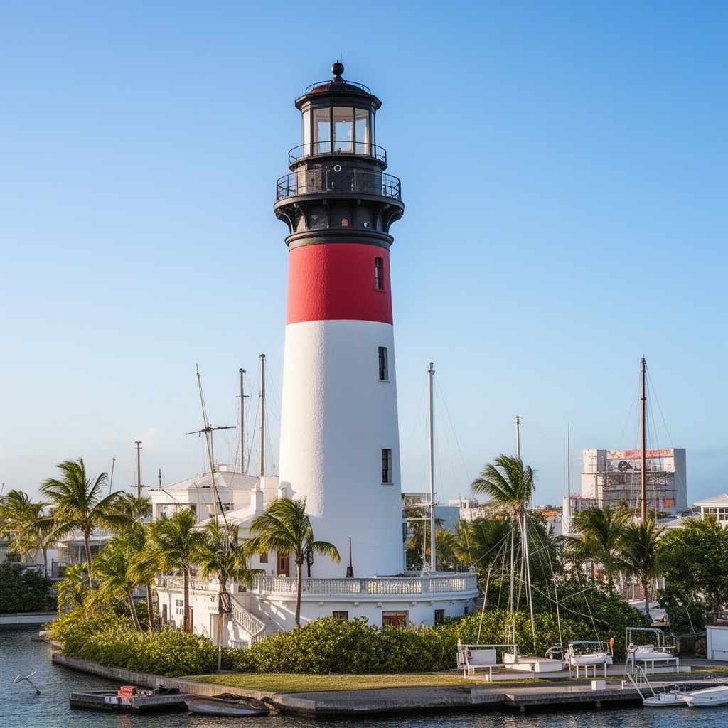 AI-generated illustration of Key West Lighthouse