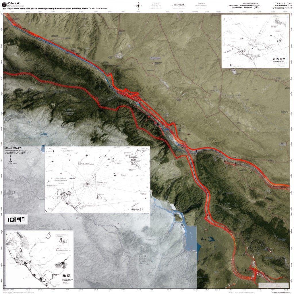 AI-generated illustration of Queen Charlotte Fault