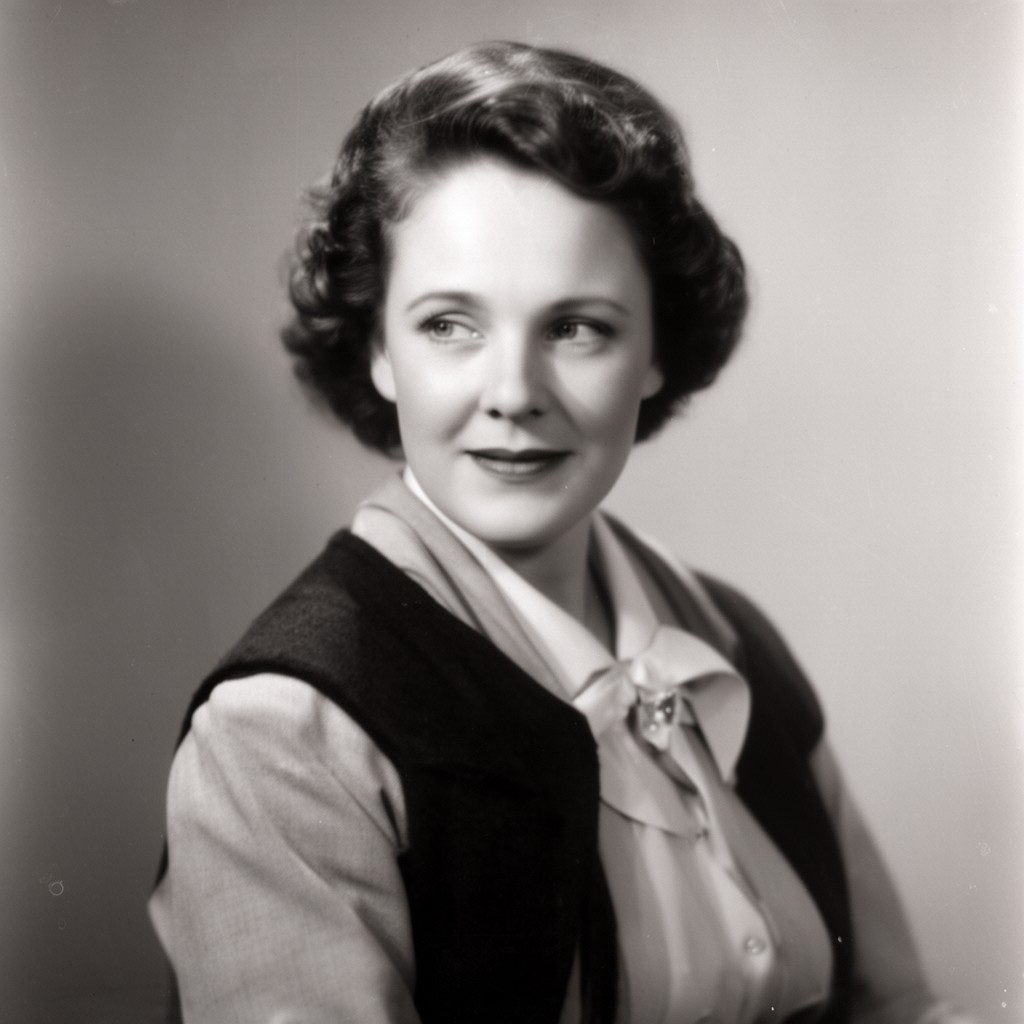 AI-generated illustration of Betty Garde