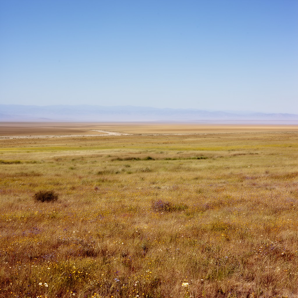 AI-generated illustration of Carrizo Plain