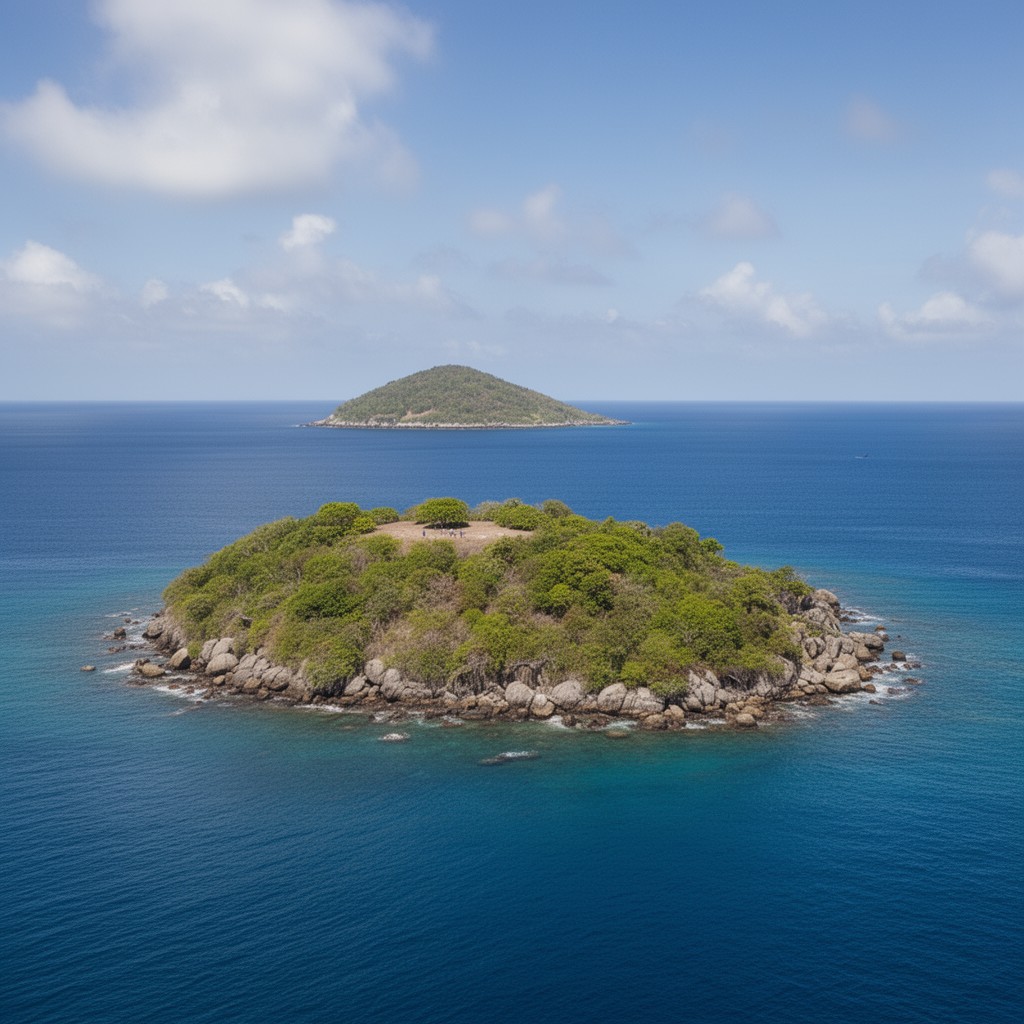 AI-generated illustration of Cayo Ballena