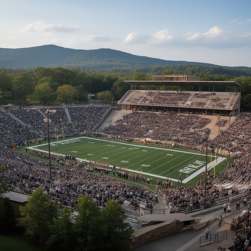 AI-generated illustration of Michie Stadium