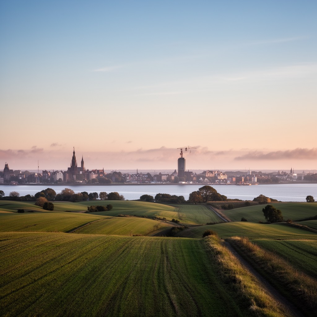 AI-generated illustration of Northern Germany