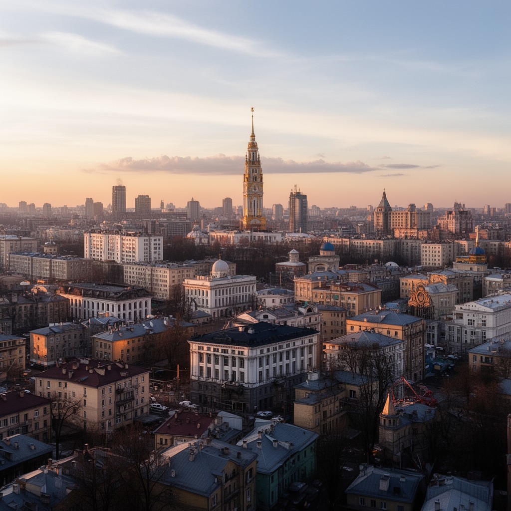AI-generated illustration of Yekaterinburg
