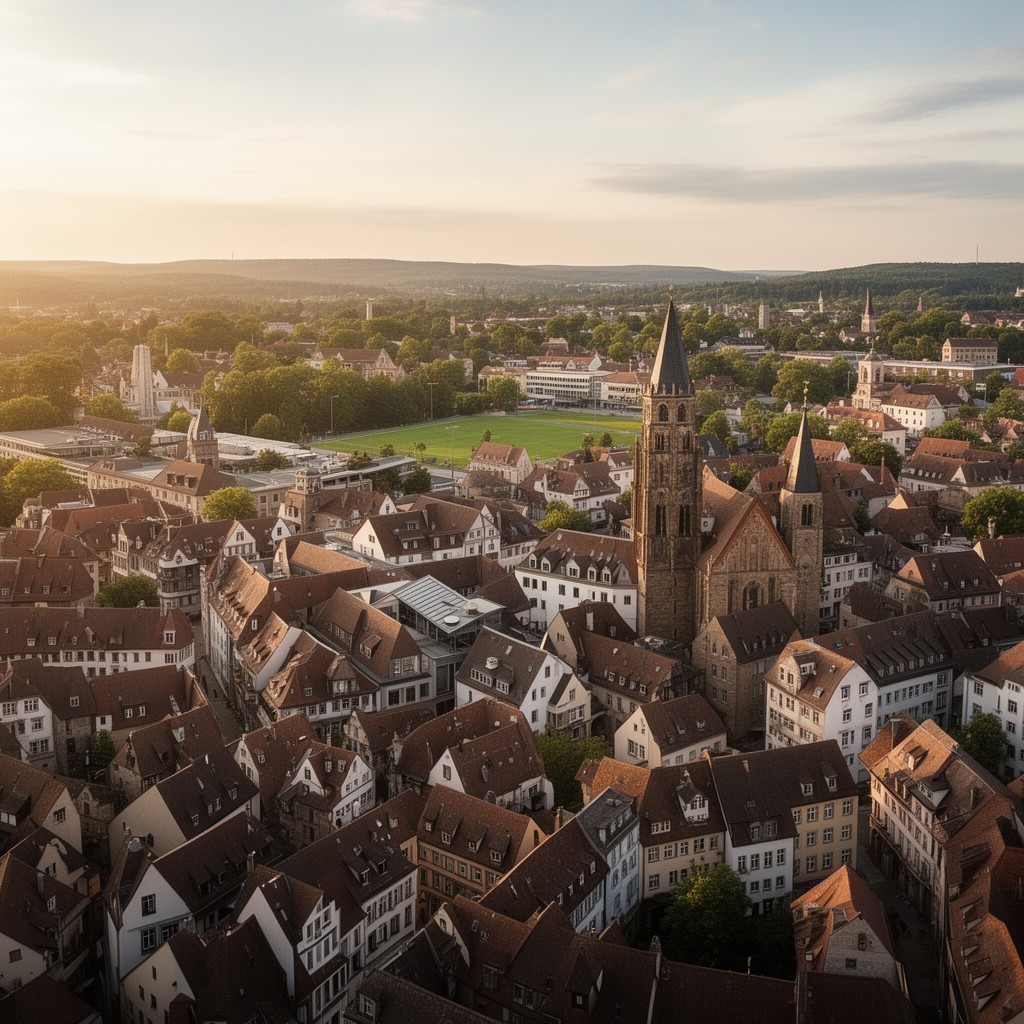 AI-generated illustration of Kaiserslautern