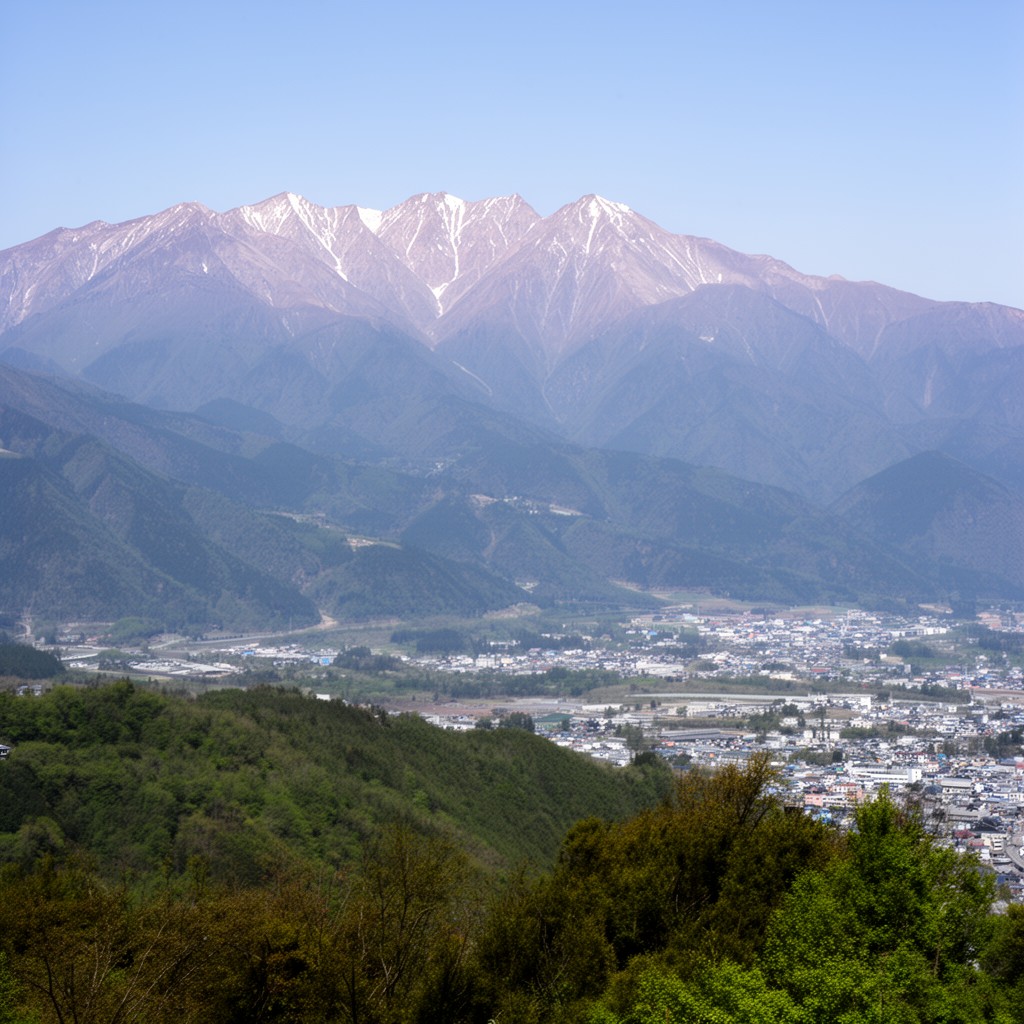 AI-generated illustration of Chūbu region