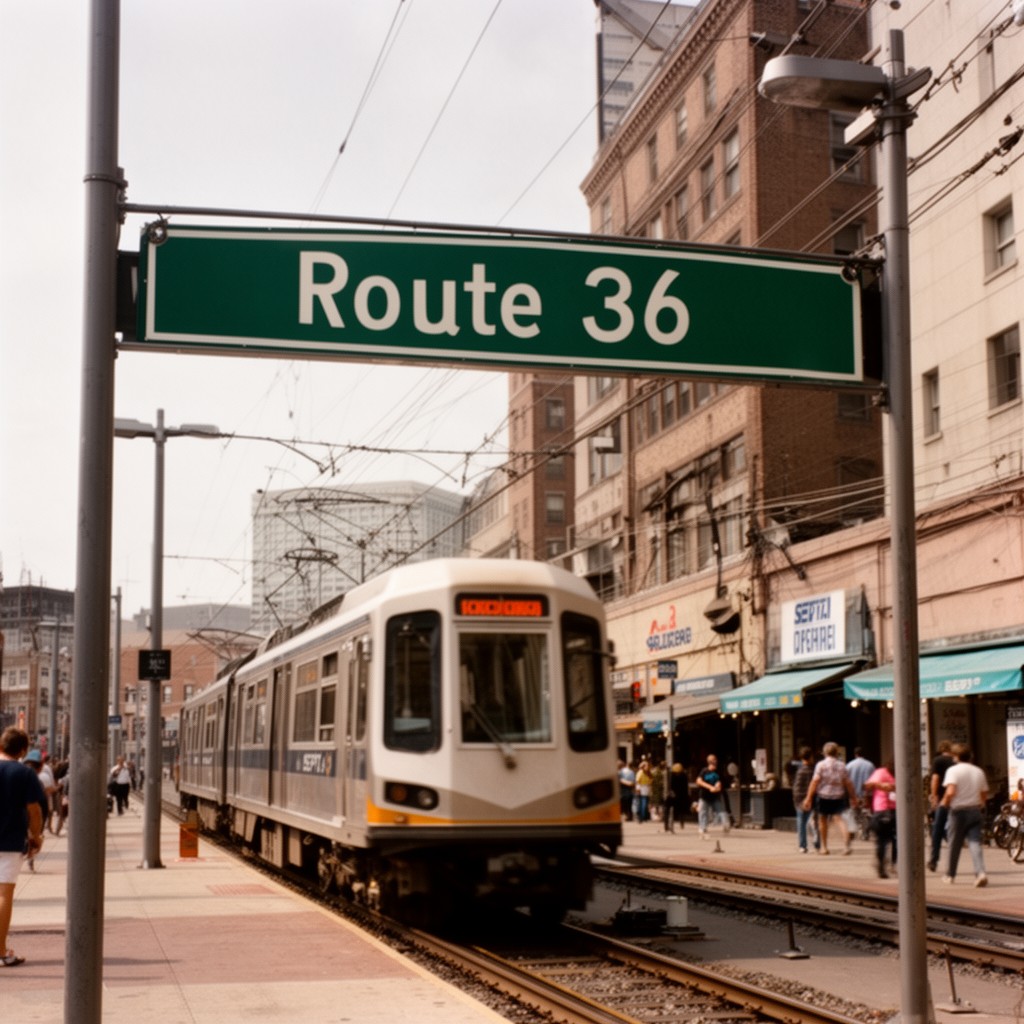 AI-generated illustration of Route 36