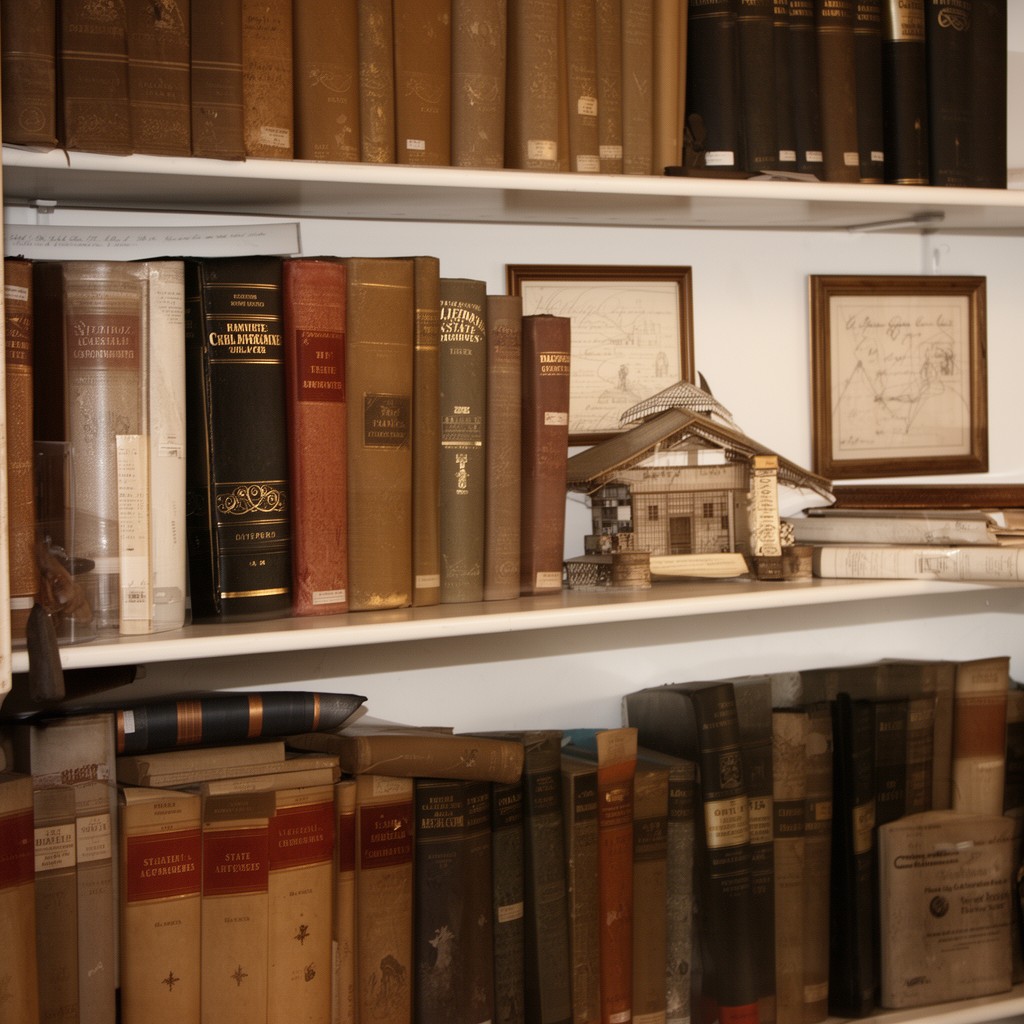 AI-generated illustration of California State Archives
