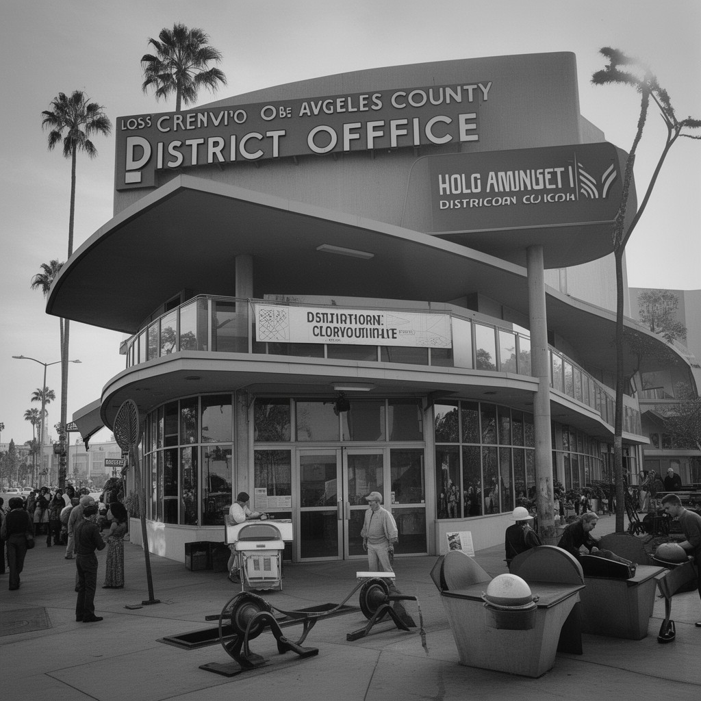 AI-generated illustration of Los Angeles County District Attorney's Office