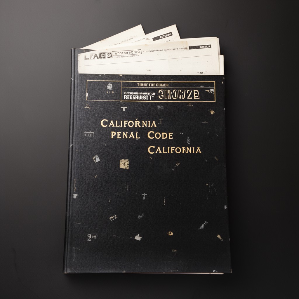 AI-generated illustration of California Penal Code